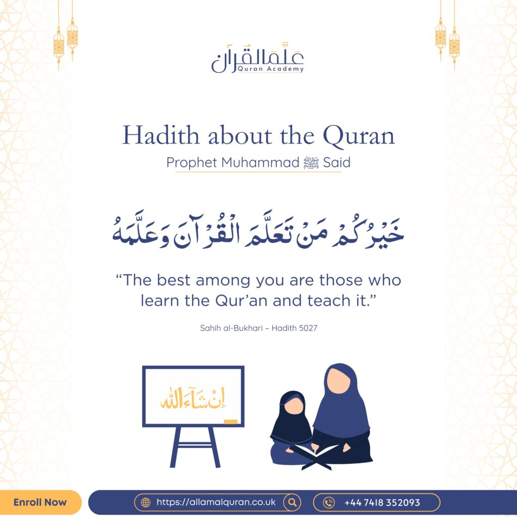 Hadith about the Quran