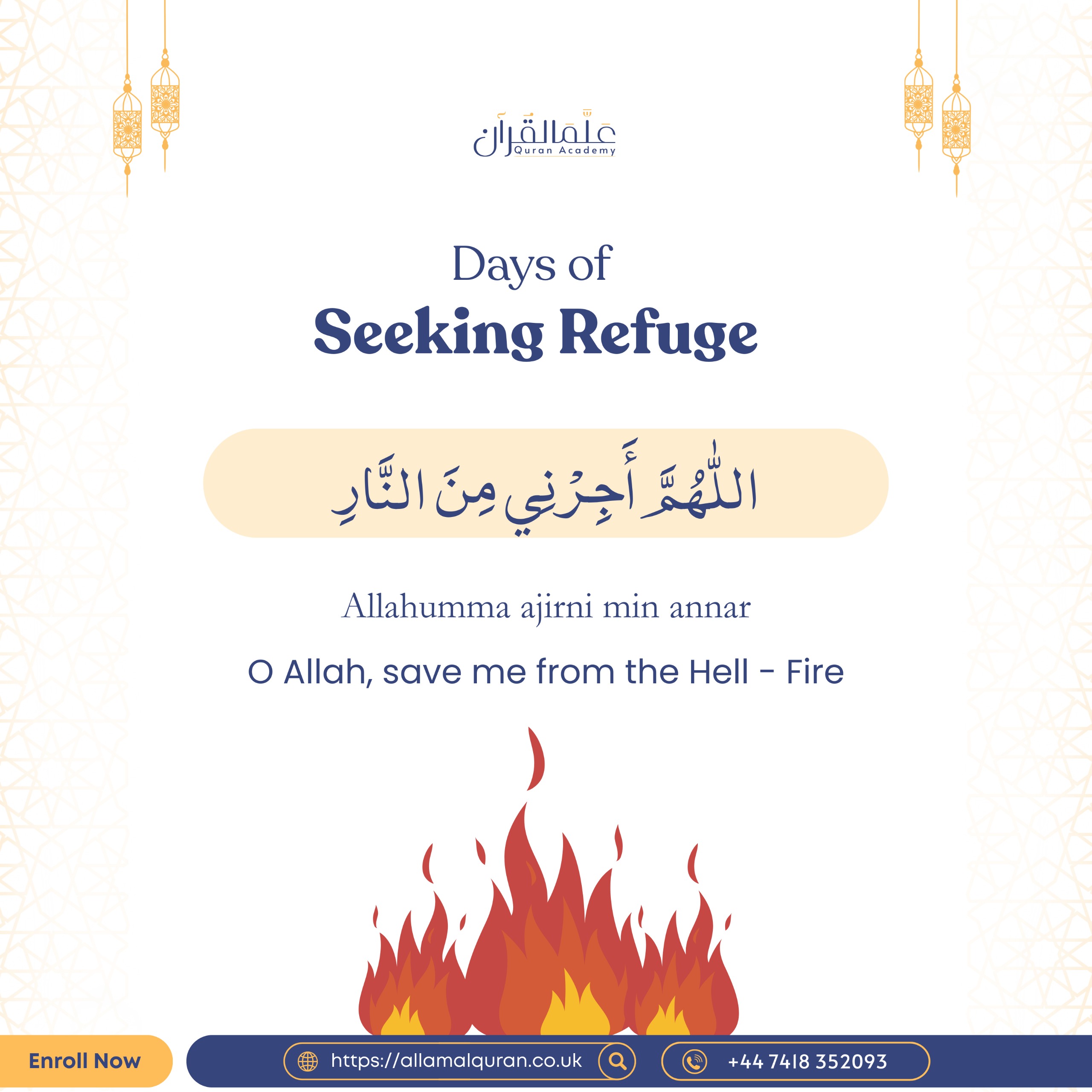 Days of Seeking Refuge
