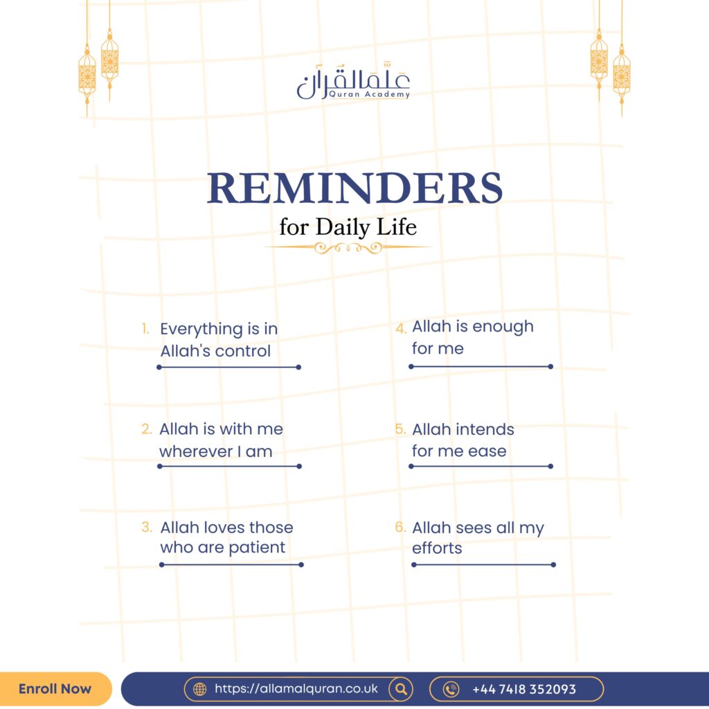 REMINDERS